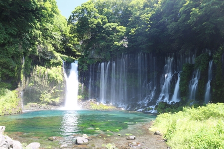 Shiraito fallsの写真素材