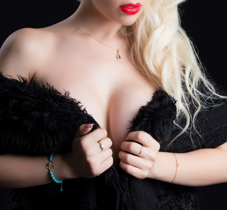 Sexy woman body - studio shotの写真素材