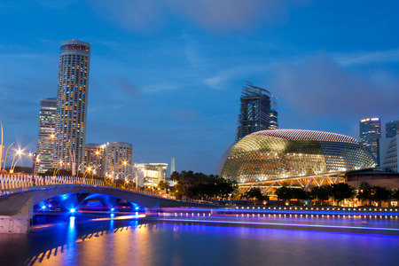 Esplanade theatres by the bayのeditorial素材