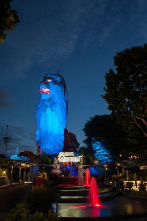 Sentosa merlion, Singaporeのeditorial素材