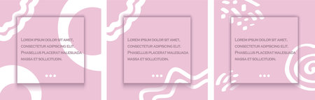 Design backgrounds for social media banner.Vector cover. Mockup for personal blog.のイラスト素材