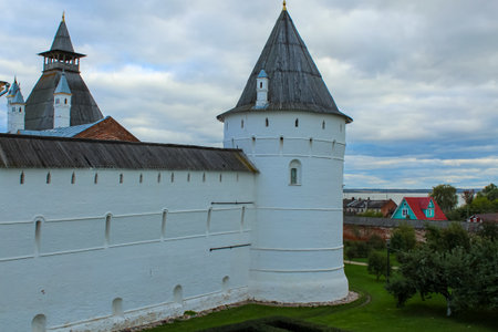 Rostov Kremlin. Historical ensemble of Rostov the Great. Yaroslavl region.