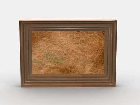 wooden colored frame 