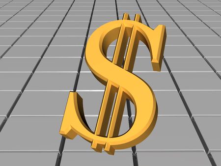 dollar. 3dの写真素材