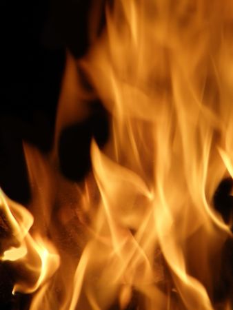 Flames or fire for background