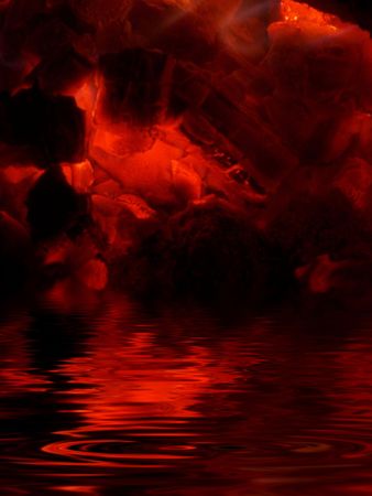 Flames or fire for background