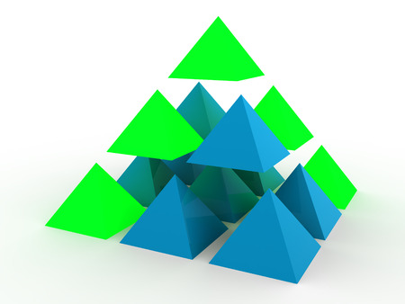  The abstract three-dimensional conceptの写真素材