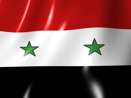 Syria. National Flagの写真素材