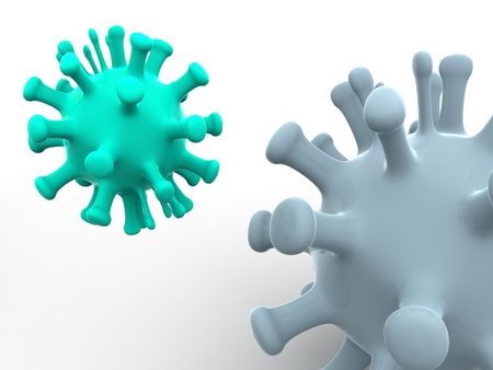 microbe. 3dの写真素材