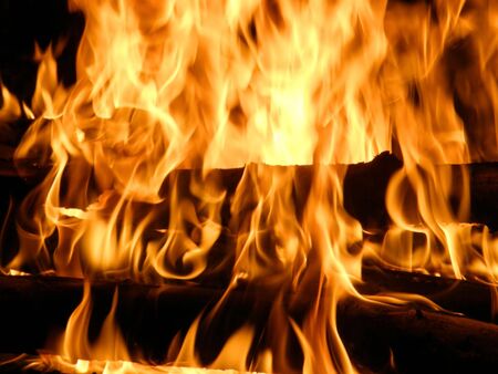 Flames or fire for background