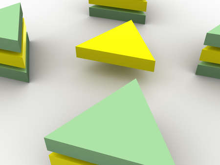 The abstract three-dimensional concept