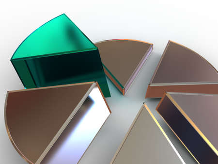 chart. 3dの写真素材