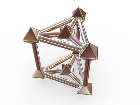 Simple geometrical figure. 3d