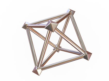 Simple geometrical figure. 3dの写真素材