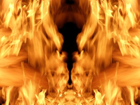 Flames or fire for background