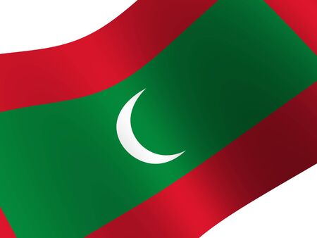 National Flag. Maldivesの写真素材