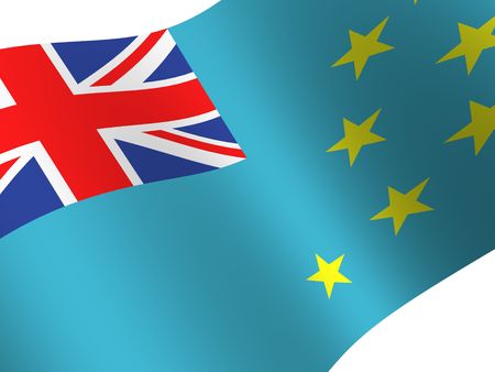 National Flag. Tuvaluの写真素材