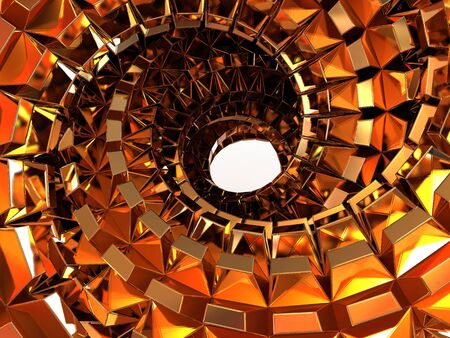 torus knot. 3dの写真素材