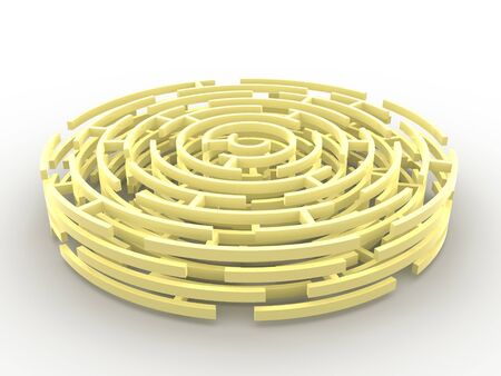 Labyrinth. 3dの写真素材