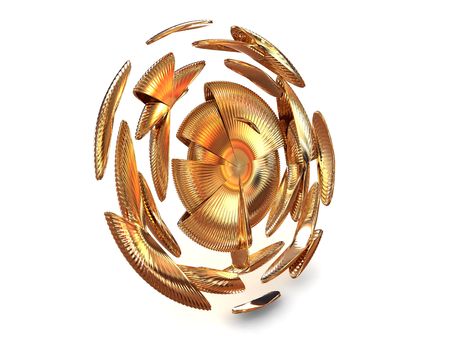 Abstract. Three-dimensional graphic image. の写真素材