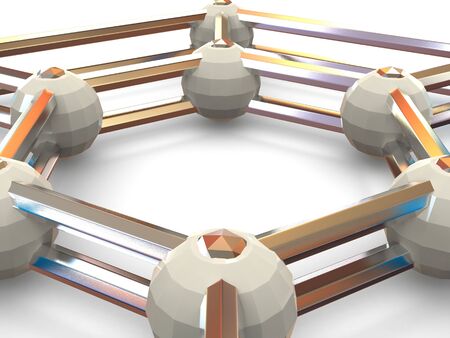 Three-dimensional graphic image. Sphere. 3d