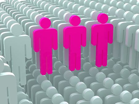 people. 3dの写真素材