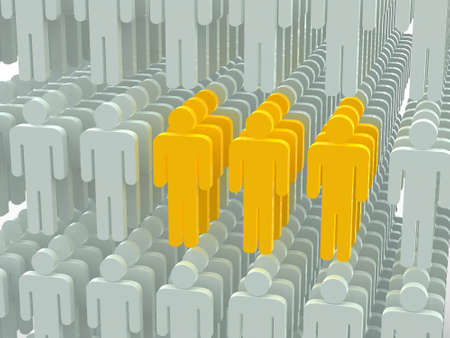 people. 3d