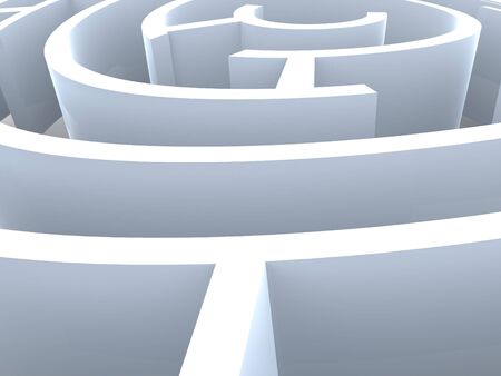 Labyrinth. 3dの写真素材