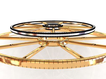 Structure of a wheel. 3dの写真素材