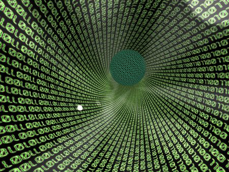 Digital code. 3dの写真素材
