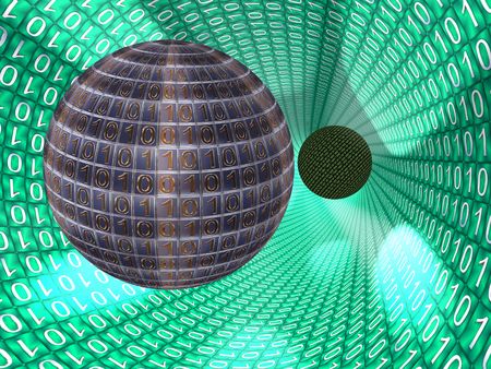 Digital code. 3dの写真素材