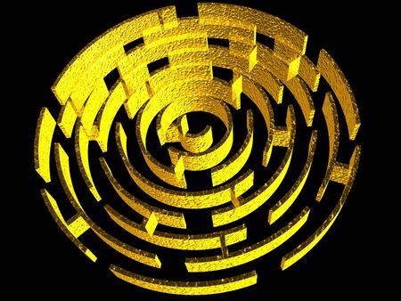 Labyrinth. 3dの写真素材