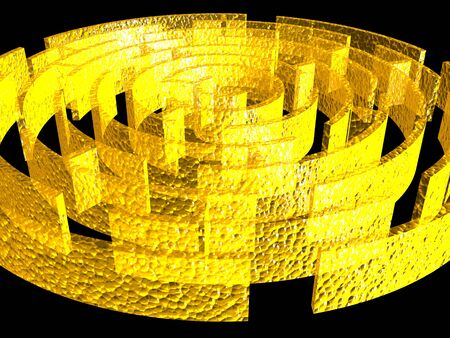 Labyrinth. 3dの写真素材