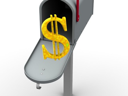 mailbox. 3dの写真素材