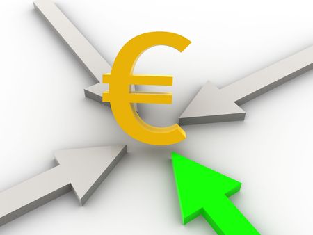 Euro. 3d の写真素材