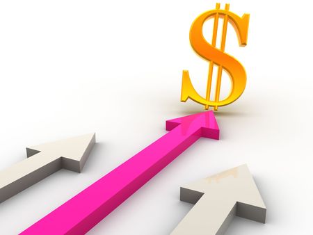 Dollar. 3d の写真素材