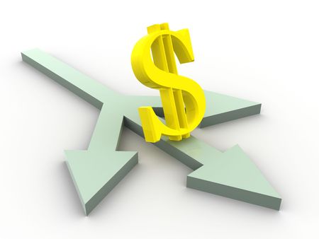 Dollar. 3d の写真素材