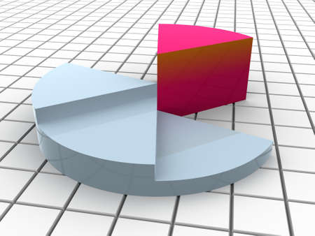 chart 3dの写真素材