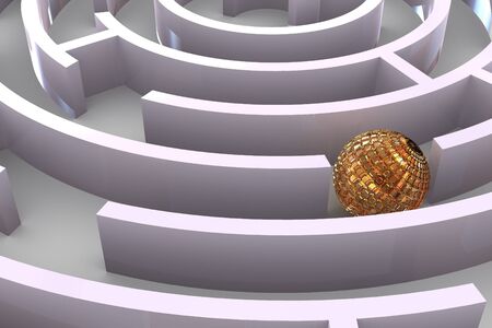 Labyrinth. 3d の写真素材