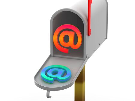 mailbox 3dの写真素材