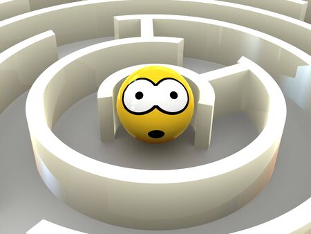 Labyrinth. 3d の写真素材