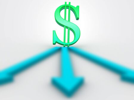 Dollar. 3dの写真素材