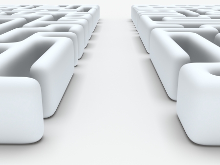 Labyrinth  3dの写真素材