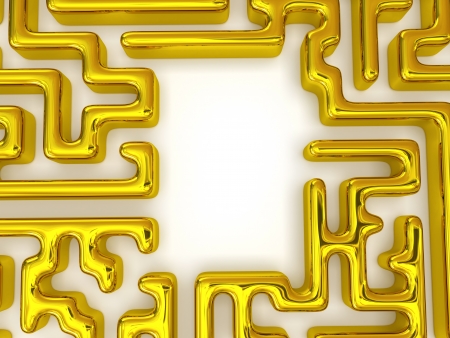Labyrinth. 3dの写真素材
