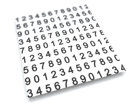 Background of numbers  from zero to nine の写真素材