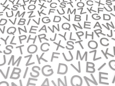 letters of the English alphabet  backgroundの写真素材
