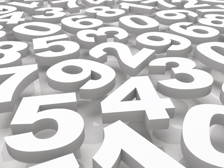 Background of numbers  from zero to nine の写真素材