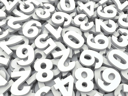 Background of numbers  from zero to nine の写真素材