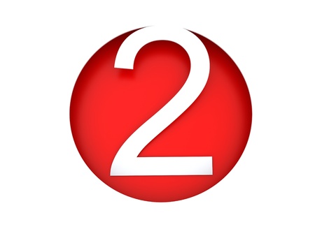 Three-dimensional figures. Twoの写真素材