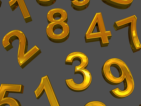 numbers. from zero to nine.